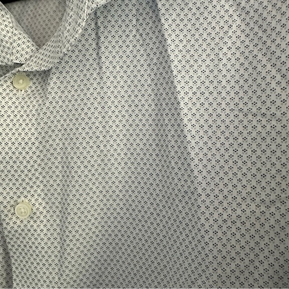 Size 19 XXL AWEARNESS Kenneth Cole Slim Fit 4-Way Stretch Button Up Shirt - Picture 4 of 6